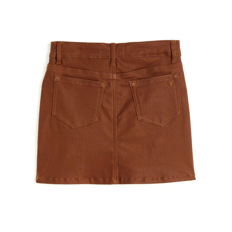 Lisa Coated Mini Skirt