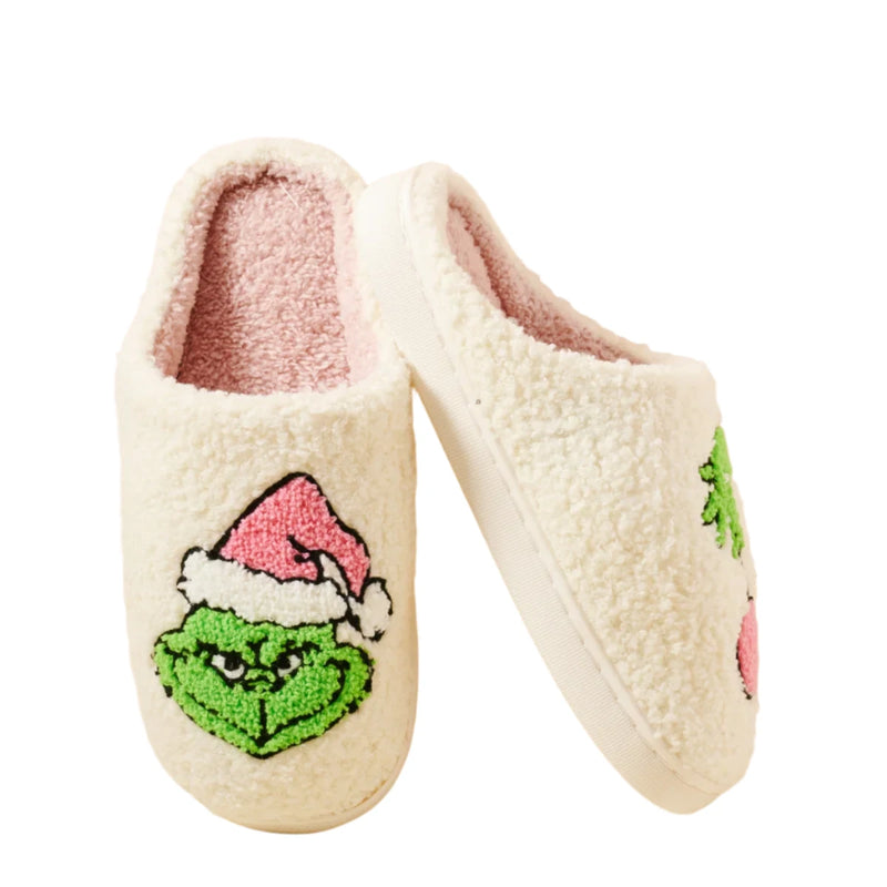 Christmas Monster Home Slippers