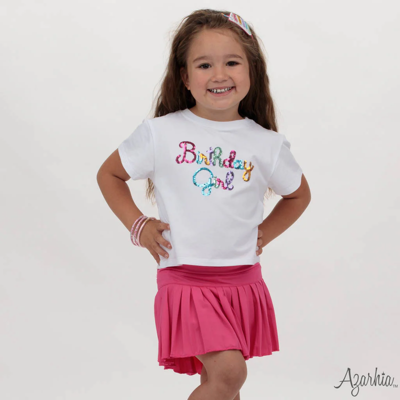 Birthday Girl Sequin Boxy Tee