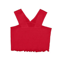 Crinkled Knit Tank Top