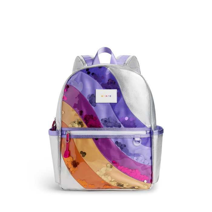 Kane Double Pocket Backpack - Sequin Wave