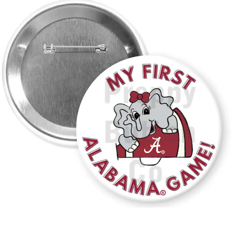 My First Alabama Game Button