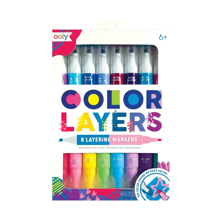 Color Layers Double-Ended Layering Markers Set