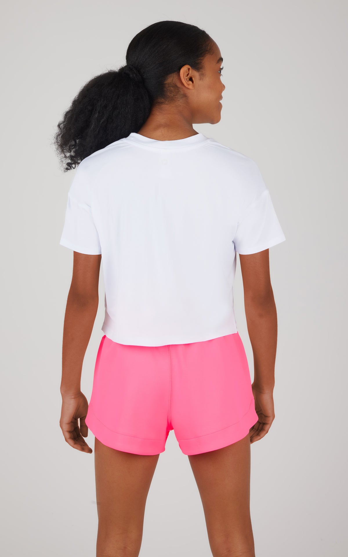 Girls Super Soft Boxy Scuba Short