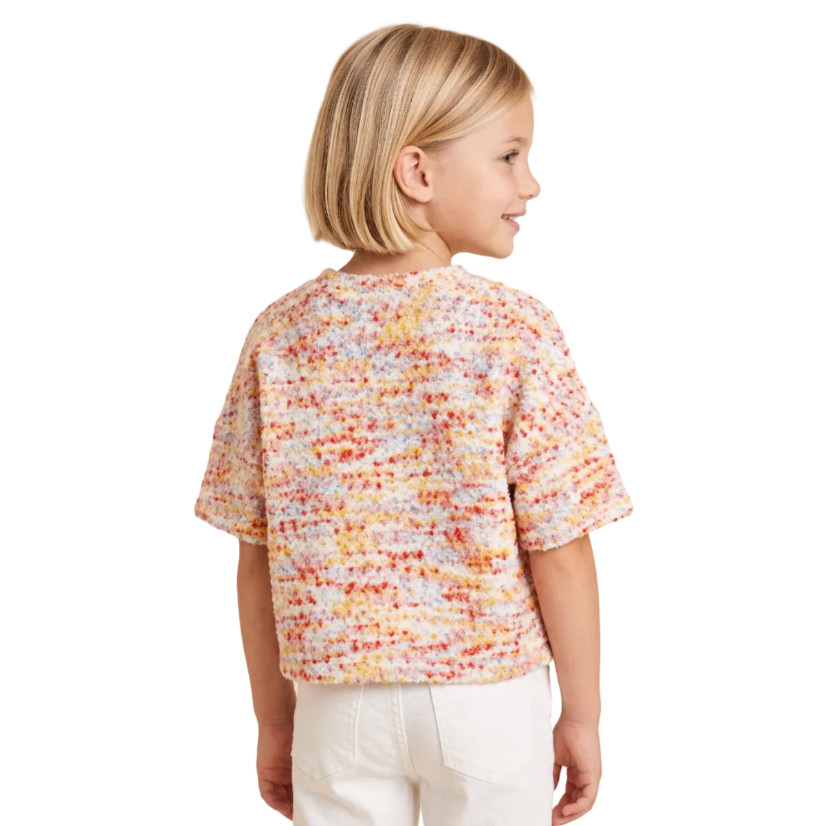 Multi Color Knit Boxy Top
