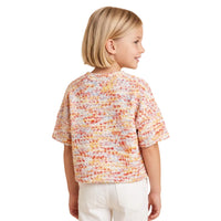Multi Color Knit Boxy Top