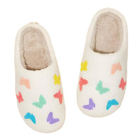 Multi Butterflies Home Slippers