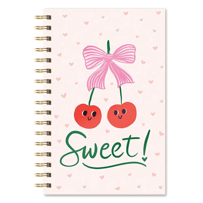 Sweetest Cherry Medium Spiral Notebook