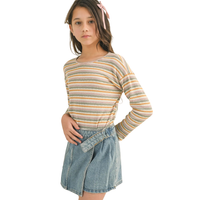 Wavy Pointelle L/S Sweater