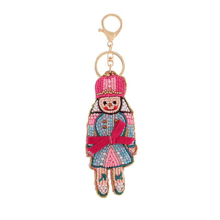 Beads Nutcracker Keychain