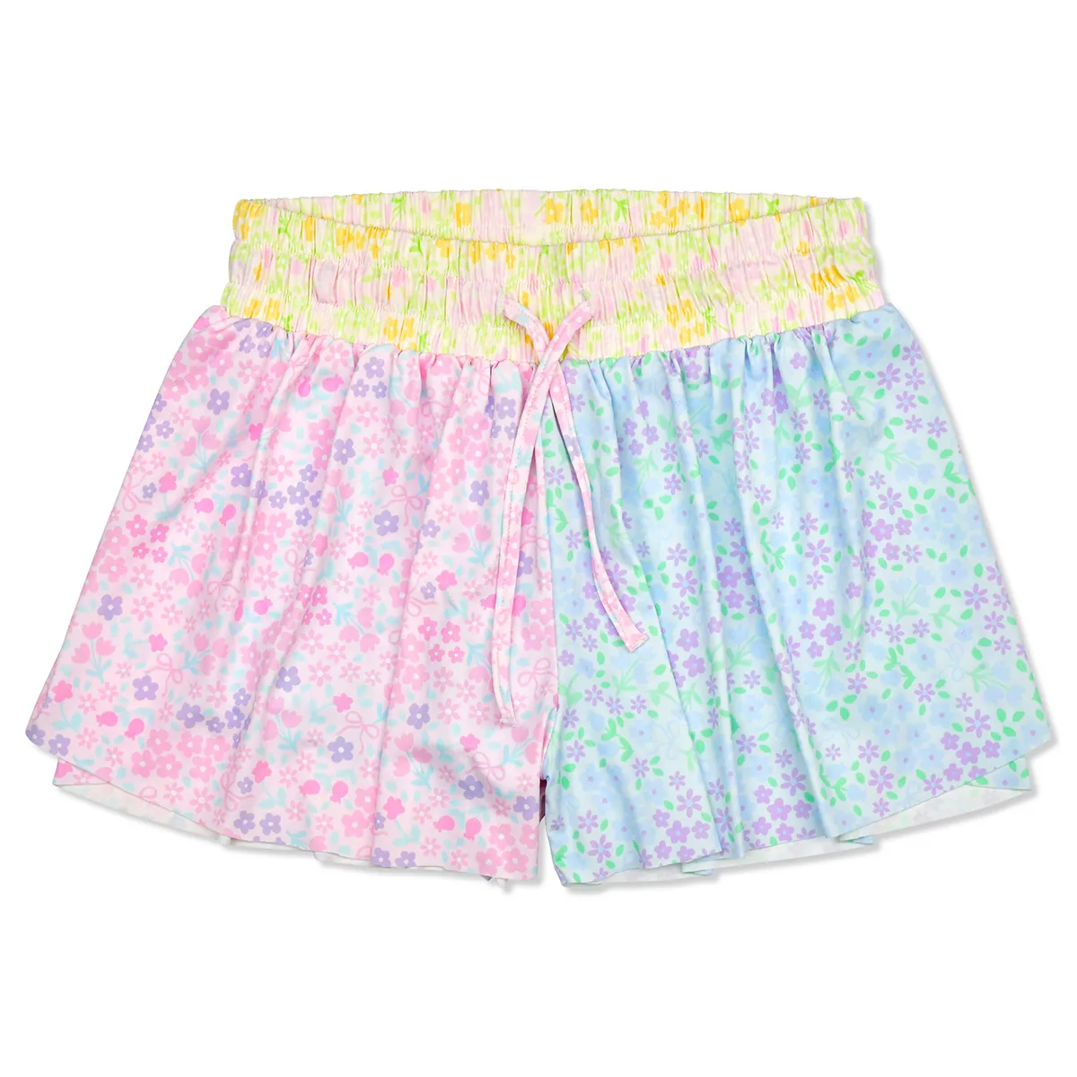 Ditsy Patchwork Butterfly Shorts