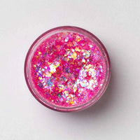 Pink Glow Glitter Gel