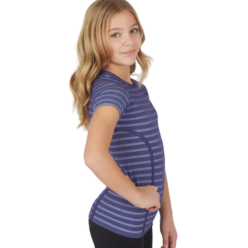 Stripe Crewneck SS Everyday Tee