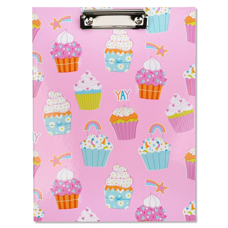 Cupcake Party Clipboard Stationery Set