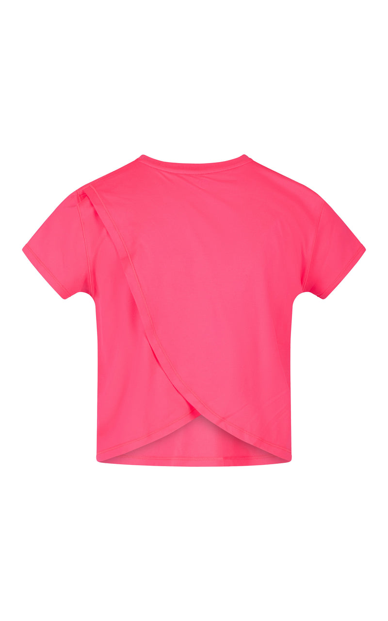 Super Soft Short Sleeve Tee w Tulip Back