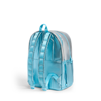 Kane Double Pocket Backpack - Blue Iridescent
