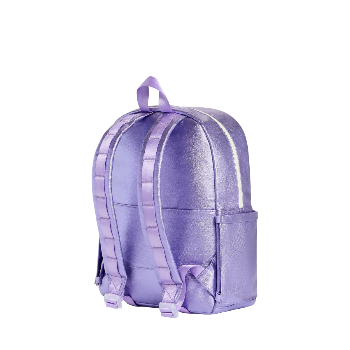 Kane Double Pocket Backpack - Lilac Quilted Sequins