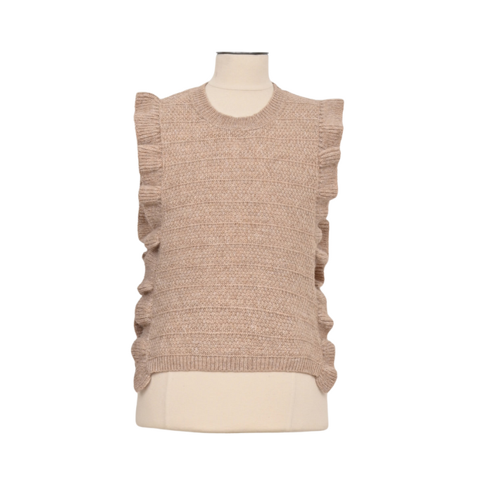 Girls Knitted Sleeveless Sweater