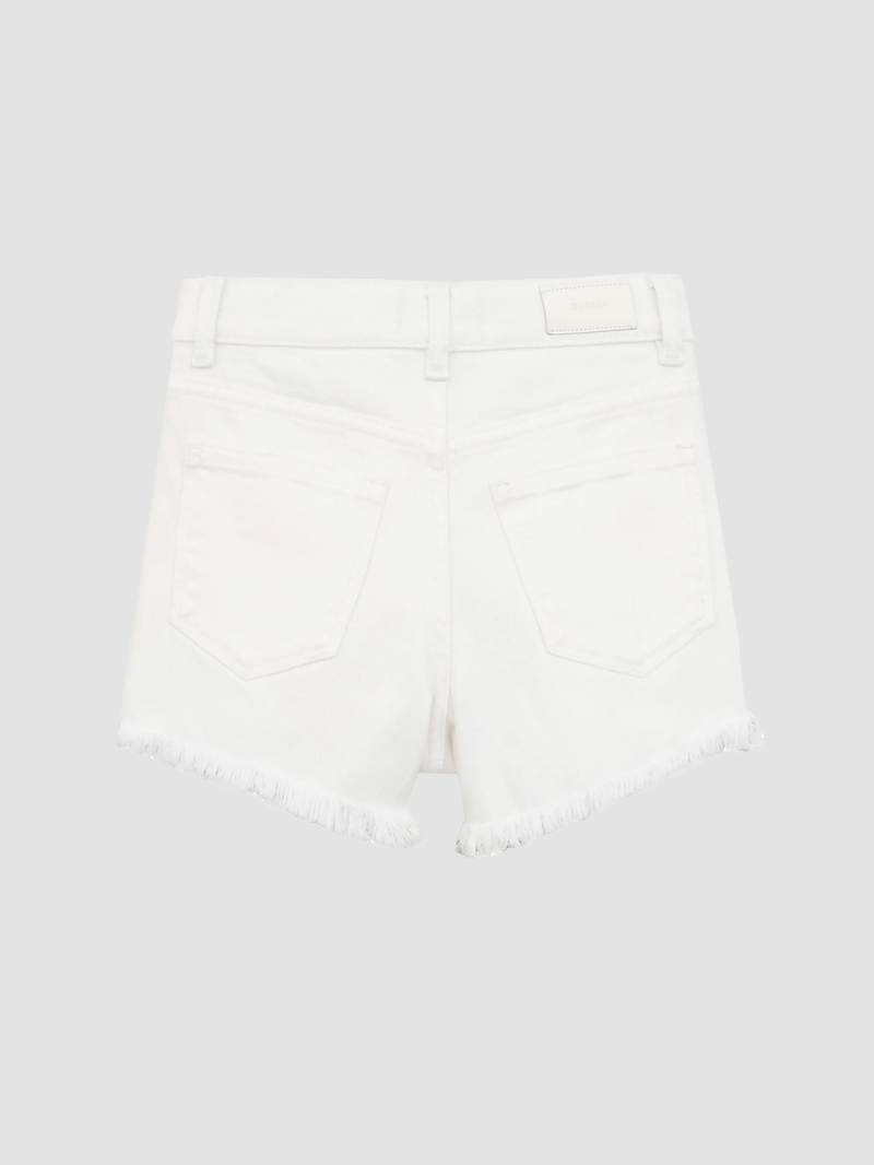 Lucy High Rise Shorts: Cut Off