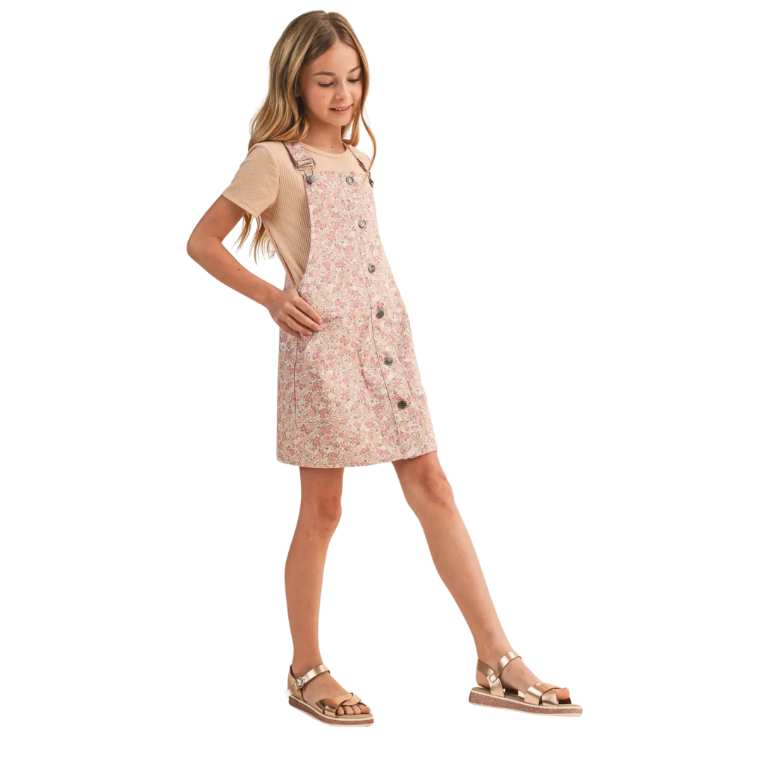 Floral Overall Dress