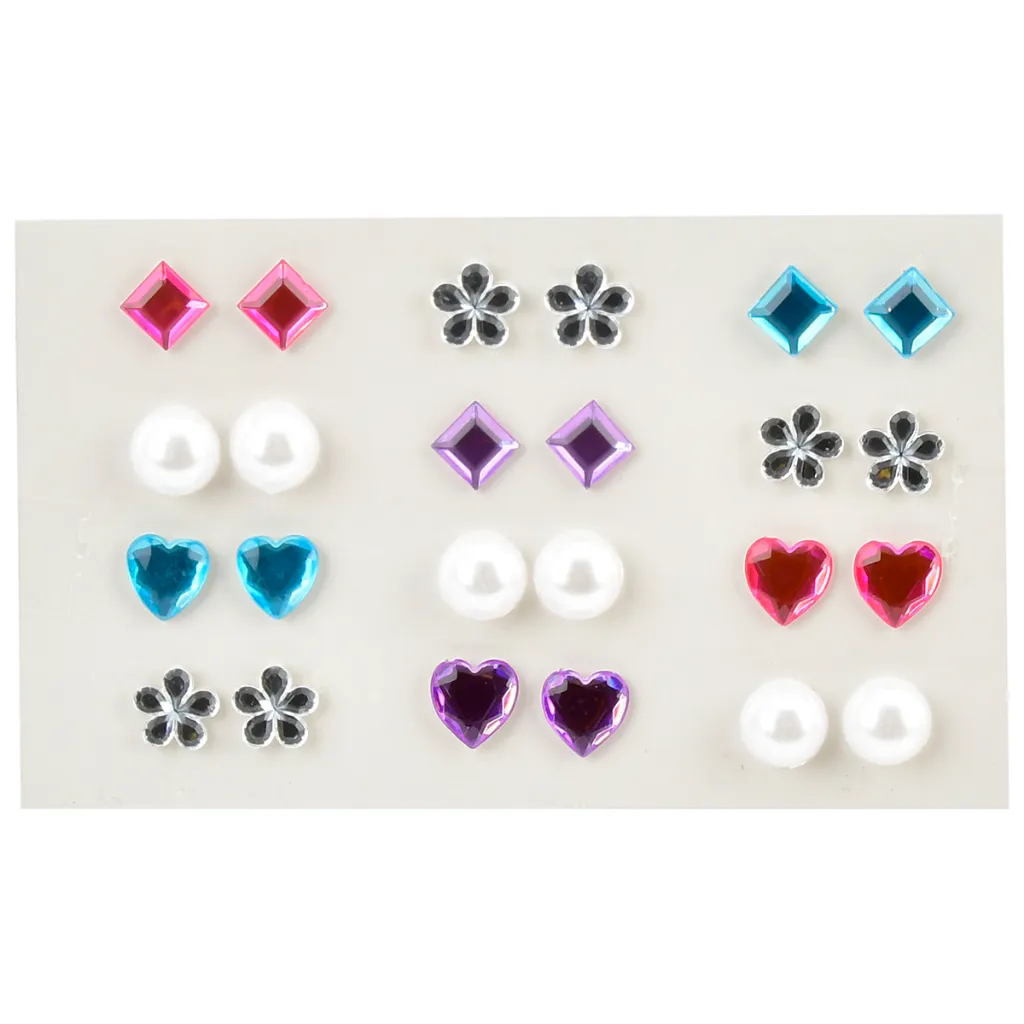 Star Bright Stick On Earrings
