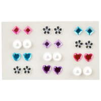 Star Bright Stick On Earrings