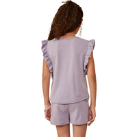 Balloon Ruffle Knit Tank