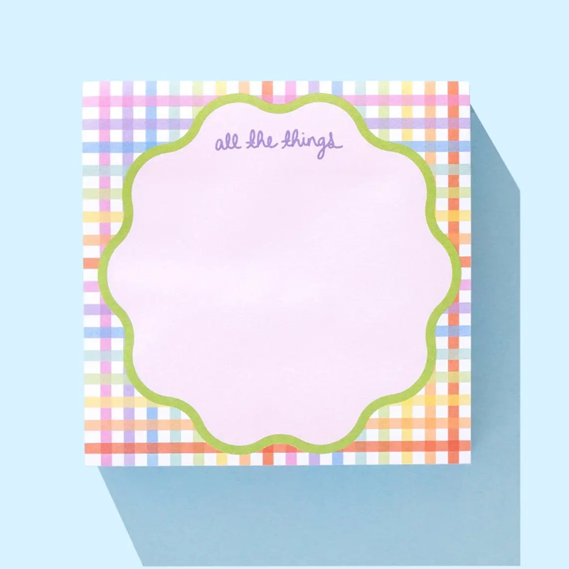 Sticky Notes Pad - "All the Things" - 300 Sheets