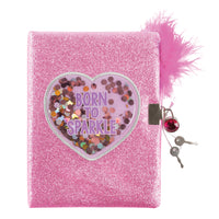 Born To Sparkle Glitter Journal