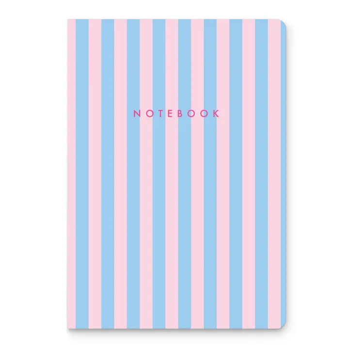 Cotton Candy Stripes Keri Notebook