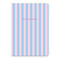 Cotton Candy Stripes Keri Notebook