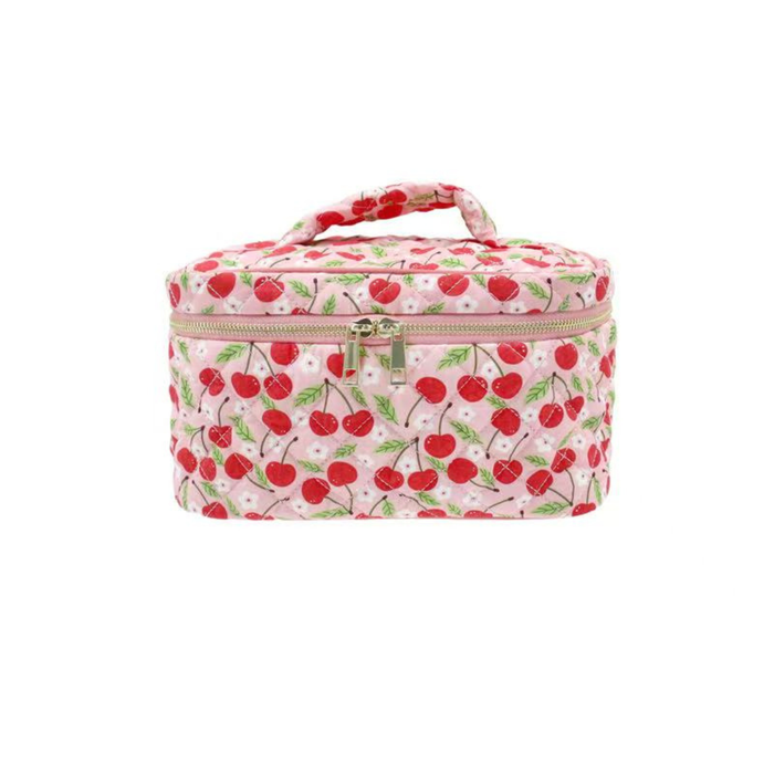 Cherry Cherries Makeup Cosmetic Vanity Bag