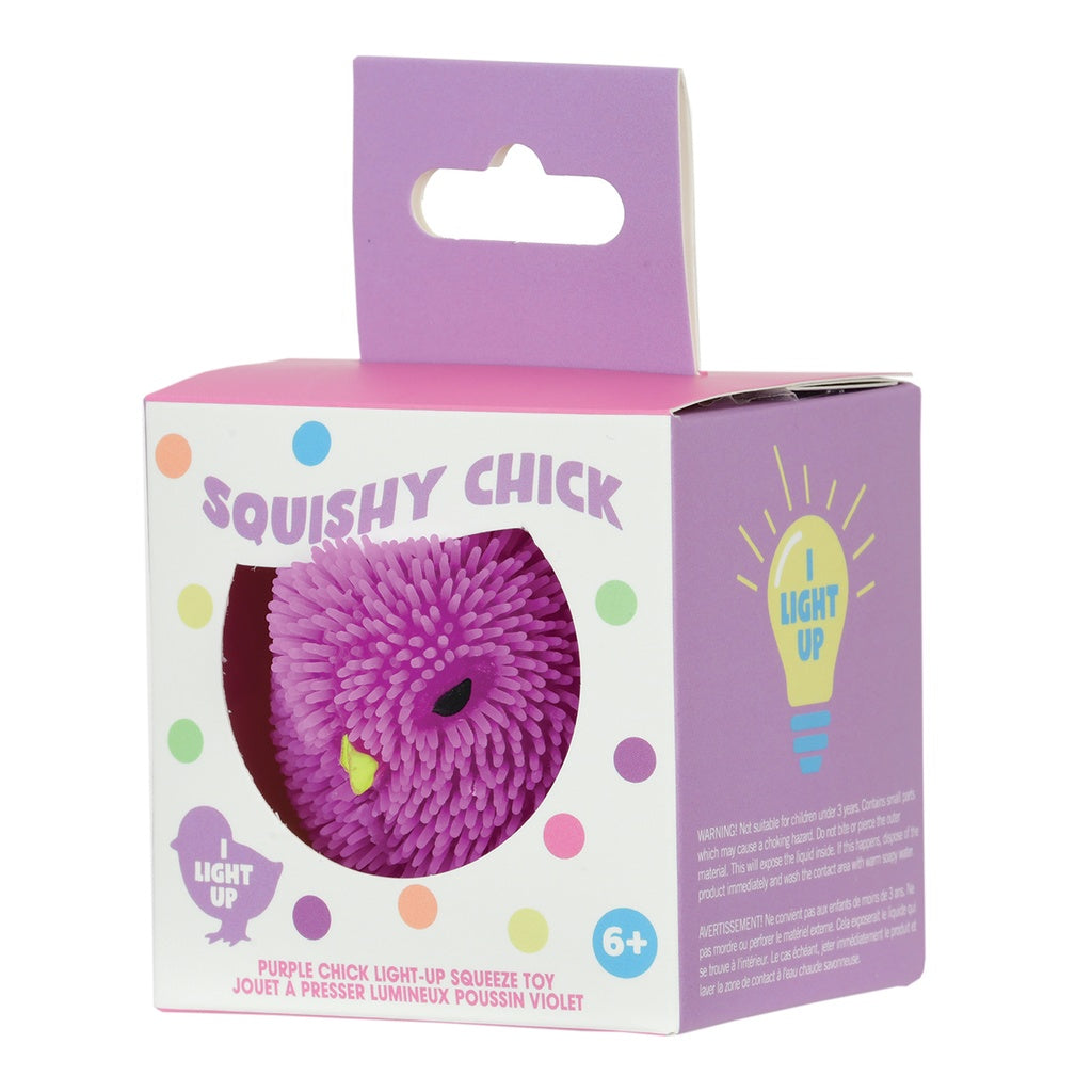 Purple Chick Light Up Squeeze Toy