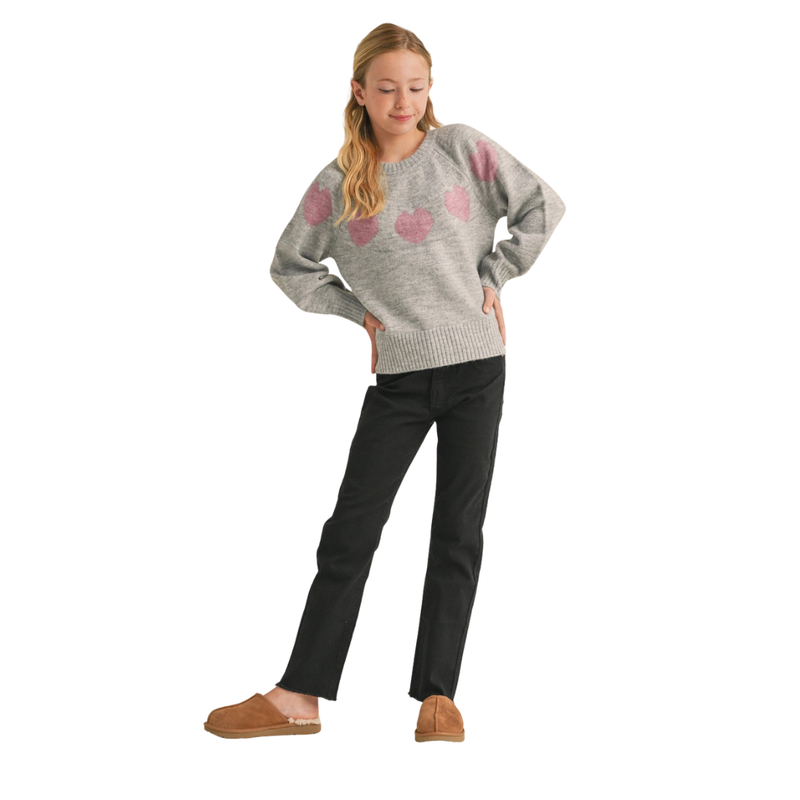 Crew Neck Raglan Sweater