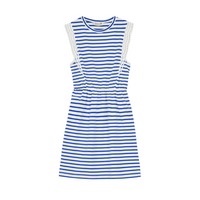 Girls Striped Knitted Dress