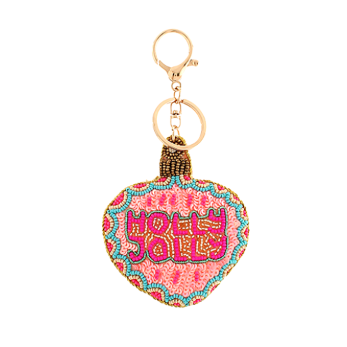 "Holly Jolly" Ornament Keychain