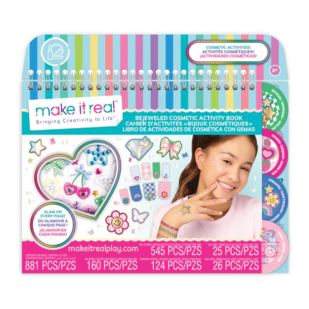 Bejeweled Cosmetic Activity Book