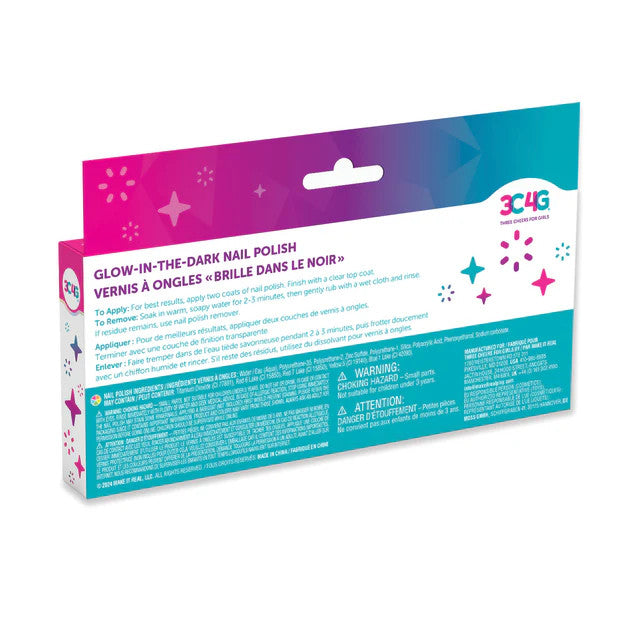 Glow in the Dark Nail Polish - 5 Pack