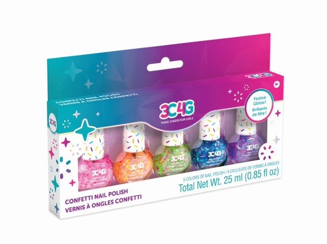 Confetti Nail Polish - 5 Pack