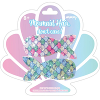 Mermaid Hair Don't Care Clips Set
