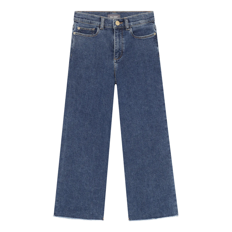 Lily Wide Leg Jean in Adams Wash