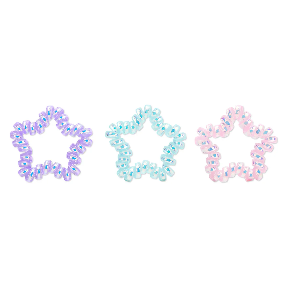 Star Coil Hair Tie Set
