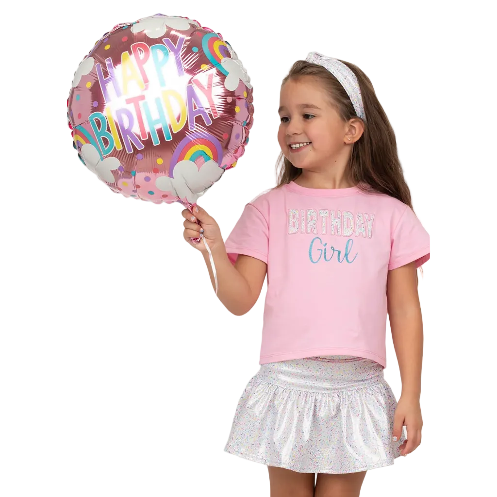 Birthday Girl Applique Tee