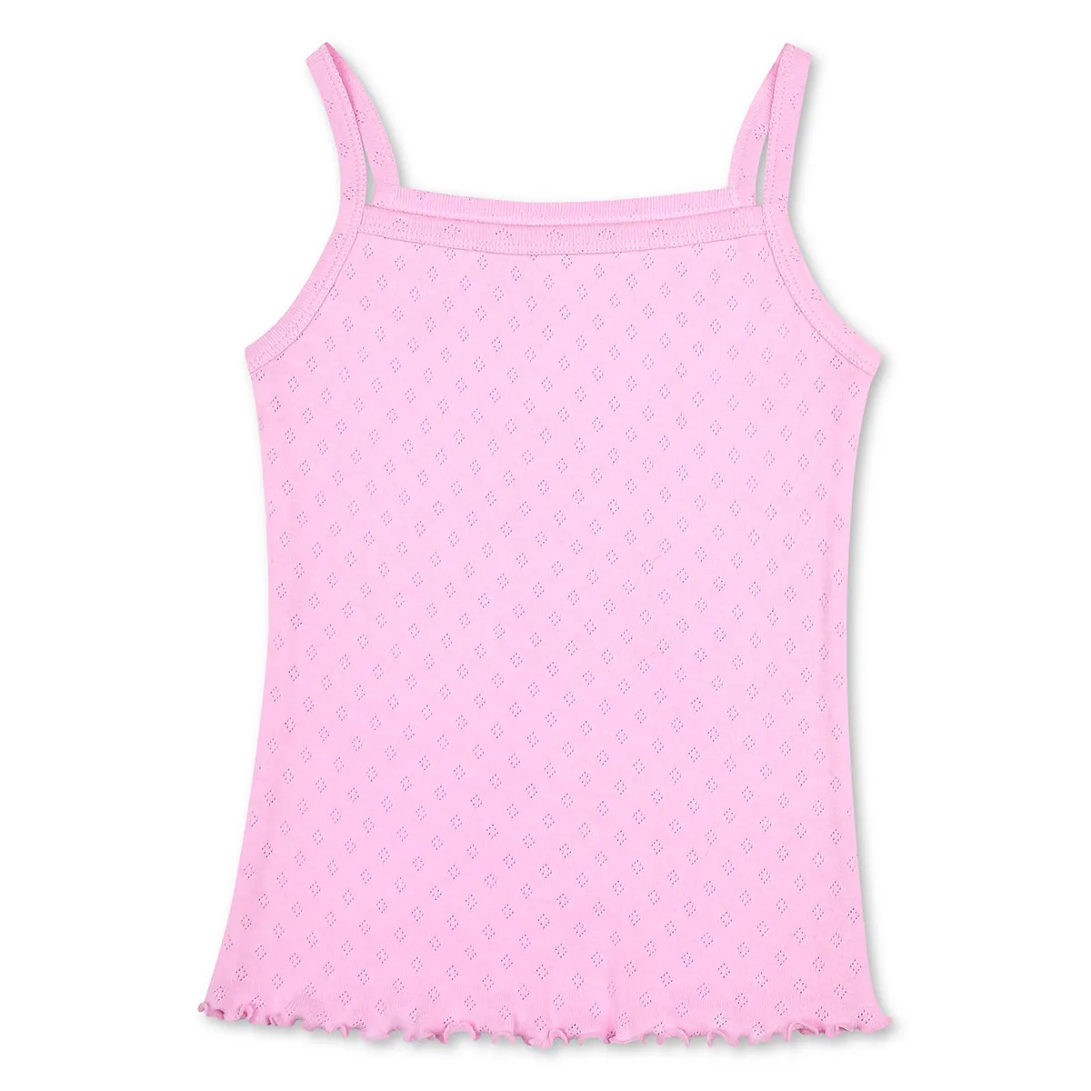 Pink Pointell Tank Top
