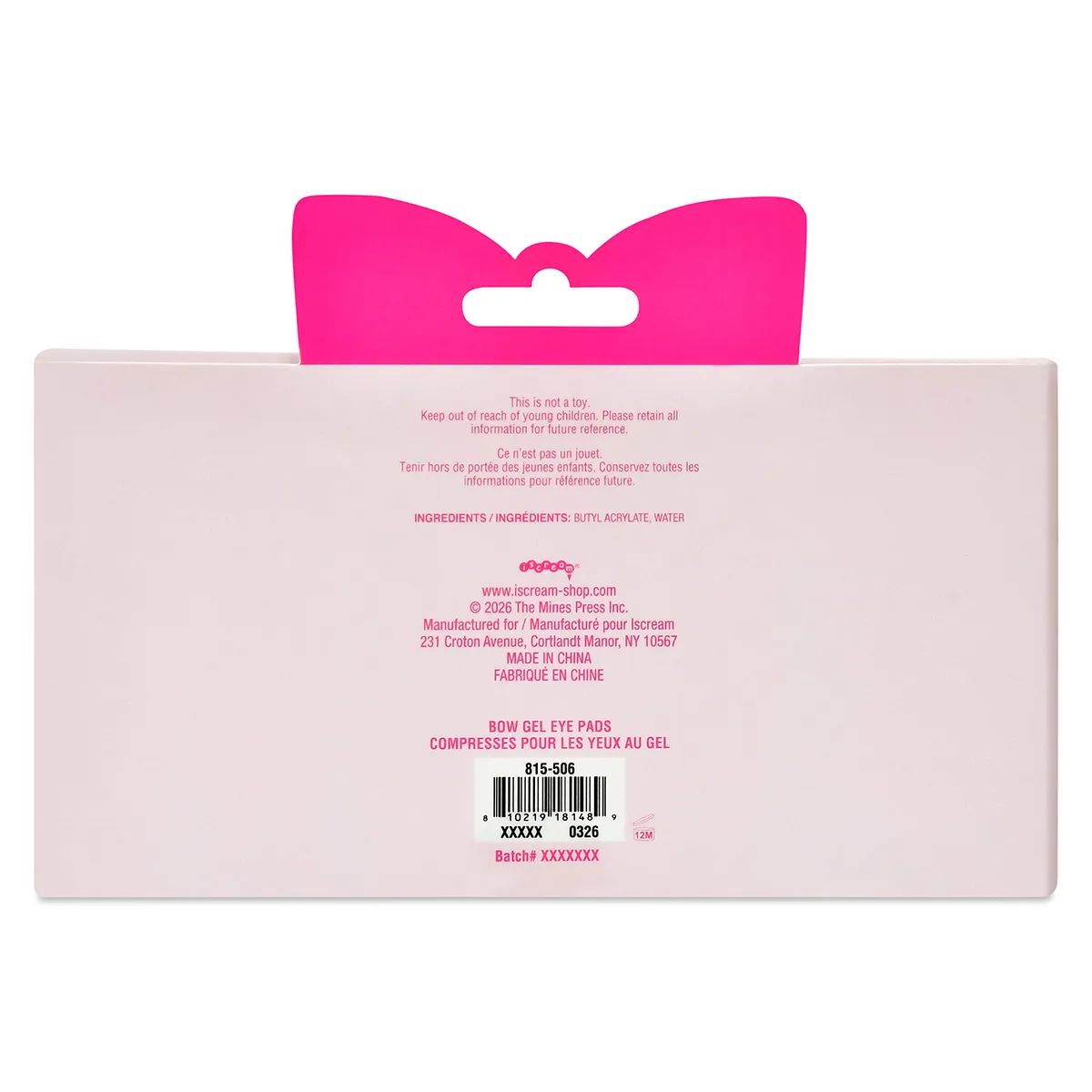 Bows Gel Eye Pads