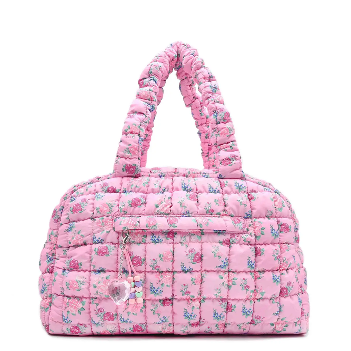 Floral Printed Medium Duffle Bag