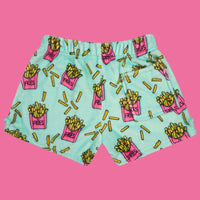 I Heart Fries Plush Shorts