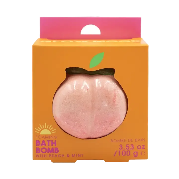 Peach Foaming Bath Bomb