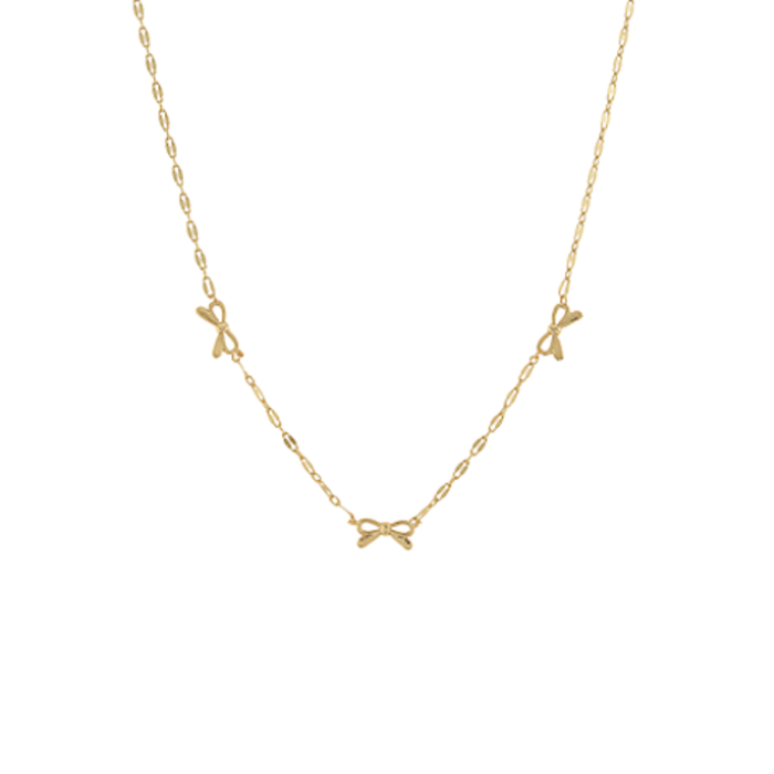 Bow Station Necklace