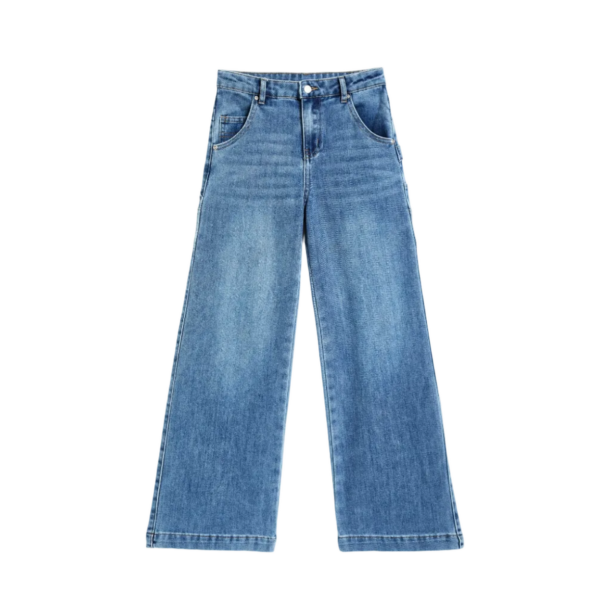 Multi Pocket Clean Carpenter Wide Leg
